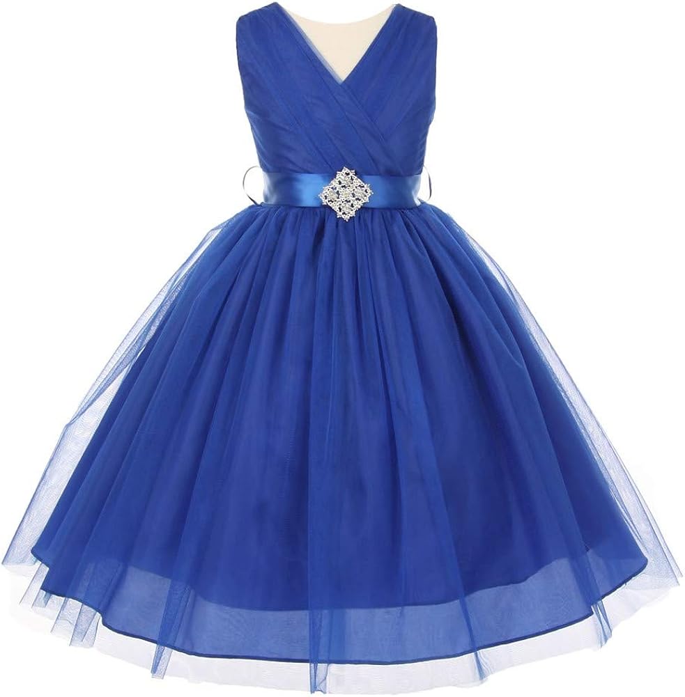 royal blue flower girl dresses amazon