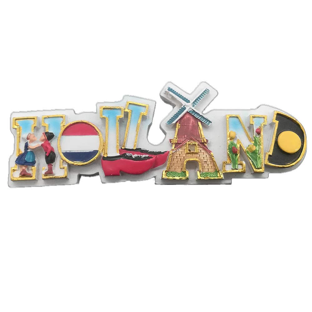 MUYU Magnet Imán para Nevera con diseño de Letra de Holanda en 3D ...