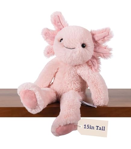 Aurora 33704 – Peluche Axolotl Rosa, 27 Cm, Morbido Ed Ecologico, Con Imbottitura In Plastica Riciclata, Adatto Dalla Nascita