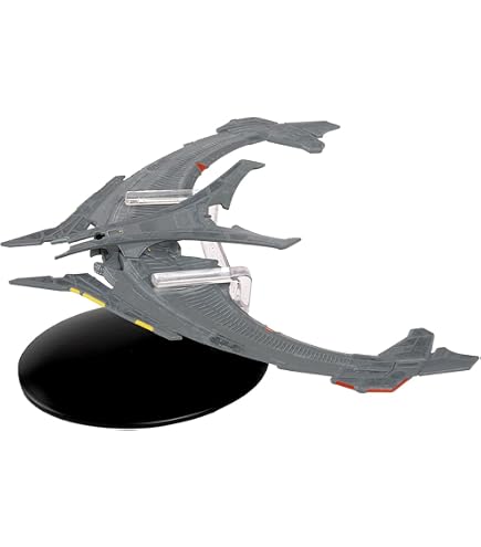 Eaglemoss Lokirrim Warship – Star Trek Miniatur Aus Metall, Offizielle Sammlerfigur Mit Magazin