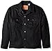 Levi's Men's Big & Tall Trucker Jacket, Polished Black, 3XL