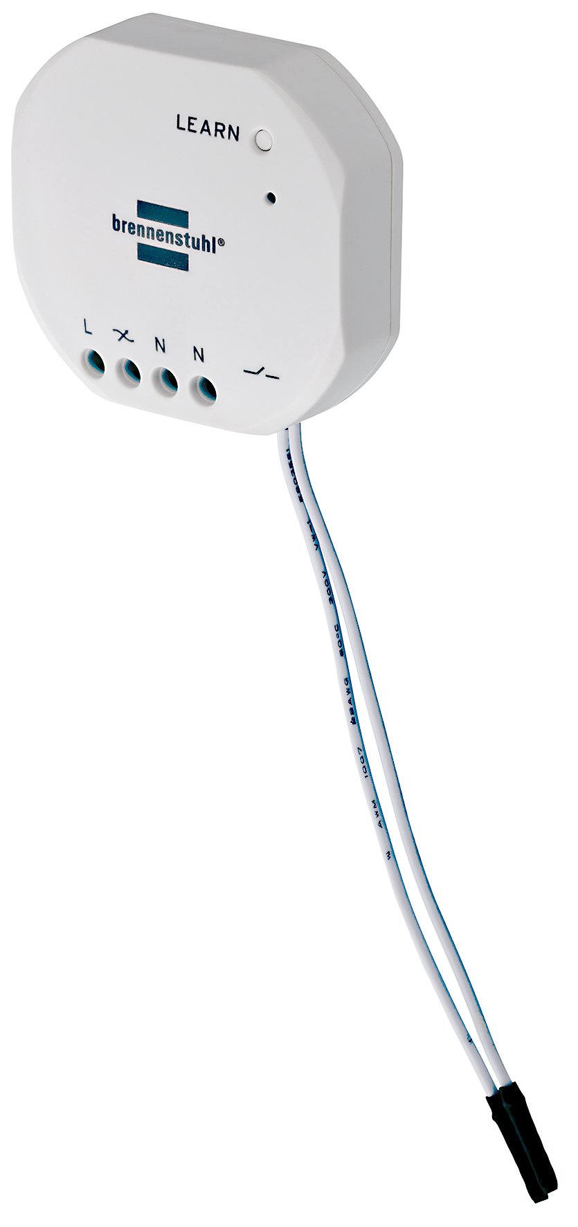 Brennenstuhl BrematicPRO Smart Home Flush-Mounted Light Switch with Switch Connection (Flush-Mounted Radio Switch Controllable via App)