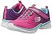 Skechers Kids Swirly Girl-81702N Gore and Strap Sneaker (Toddler), Neon Pink/Purple, 7 M US Toddler
