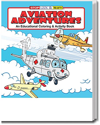 Aviation Adventures Kid's Coloring & Activity Book in Bulk (25-pack)