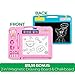 Toddler Travel Tray (Pink) + Bonus 3 pieces Water Books |Car Seat Tray for Kids | Car Seat Travel Trays | Lap Desk, Activity Tray, Stroller Tray, Play Tray