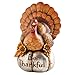 Cypress Home Decorative Be Thankful Hand-Painted Thanksgiving Turkey Tabletop Centerpiece Décor