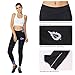baleaf Women's Padded Bike Pants Winter Cycling Tights Long Riding Leggings Leg Zipper Cold Weather Bicycle Gear Black M
