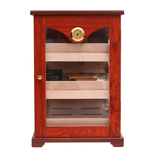 WAOCEO Cigar Humidor Cedar Wood Cigar Humidor with Hygrometer ...