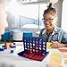 4 in a Row,QM-STAR Line Up 4 Game Classic Family 4 in a Row Board Game,Children 's Educational Toys Three-Dimensional 4 Chess for Kids and Family(Blue)