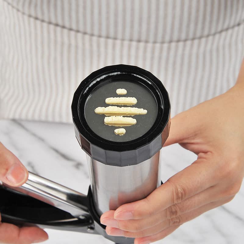 LULUDADA Spritz Mirro Cookie Stamps For Baking Icing Machine Churro