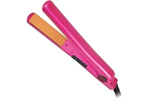 CHI Tourmaline Ceramic Series Flat Iron, Hair Straightener For Silky Smooth Hair, Ideal For Straightening Or Curling Hair, 1" Iron, Pure Pink