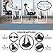 Airplane Footrest Travel Accessories Foot Leg Rest Hammock Portable with Premium Memory Foam Prevent Swelling Soreness Flight Carry Provides Relaxation Comfort Black