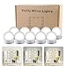 Hollywood Style LED Vanity Mirror Lights Kit, Vanity Lights Makeup Lighting Fixture Strip with 3 Color Modes, 10 Dimmable Bulbs and USB Power Adapter for Makeup Vanity Table Set in Dressing Room