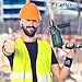 LeftPro Leftpro Magnetic Wristband Premium Quality Super Strong Magnets Holds Screws Nails Drill Bits - Best DIY Magnet Wristband Tool Belt Cuff Bracelet (Blue)