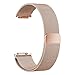 ZENWATCH 3 Band,Oitom premium Woven Milanse loop stainless steel watch band strap for ASUS ZENWATCH 3 Smart Fitness Watch(Rose Gold Small 5.50