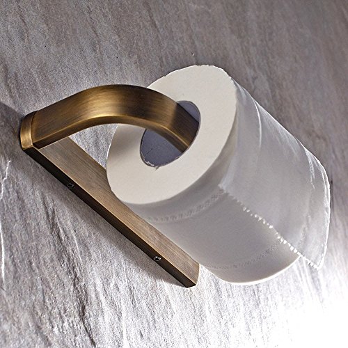 Leyden Retro Bathroom Accessories Solid Brass Antique Brass Finished Toilet Roller Paper Holder Lavatory Accessories Wall maounted - Thumbnail 2