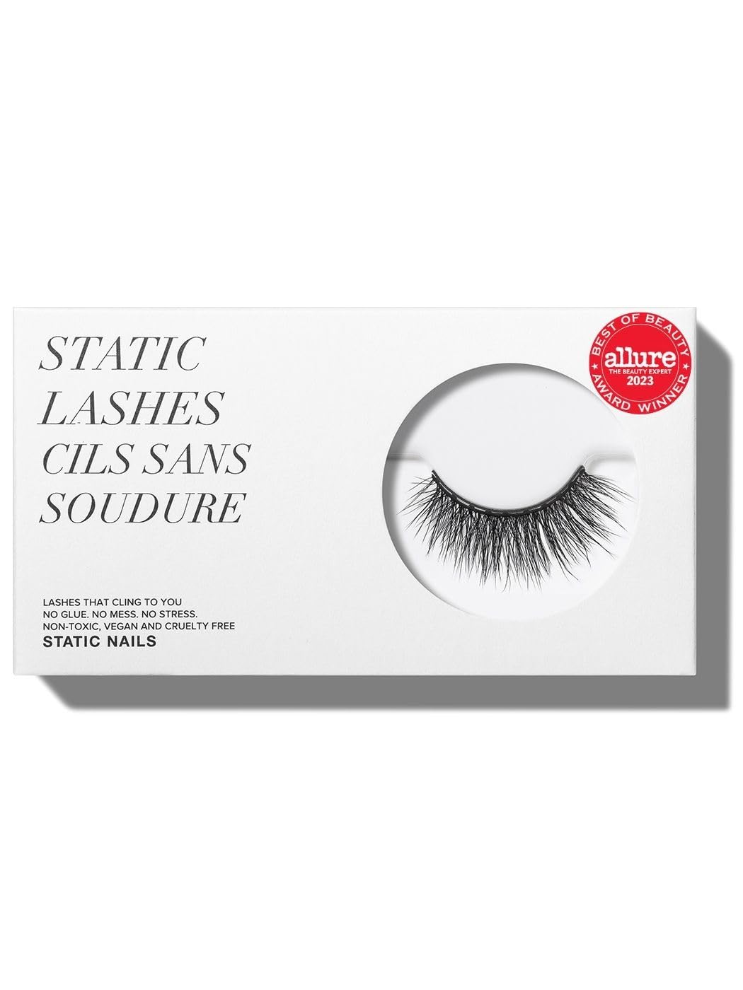 Photo 1 of **The description is only to a reference ***Static Nails Magnetic Eyelashes | Serving Looks (Black, Glam) | Comfortable Magnetic Lashes, Fake Eyelash Extension Kit, False Lashes | Reusable, No Glue Needed, 3D Natural Look Eyelashes