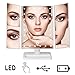 Vanity Mirror with 38 LED Lights, Lighted Makeup Mirror, 10x/5x/3x/1x Magnifying Mirror with 180°Rotation and USB/ Battery Powered Countertop Cosmetic Mirror by Uvistare
