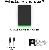 Seagate Game Drive 2TB External Xbox Certified USB 3.2 Portable Black LED view 5