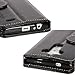 LG G3 Case, LG G3 Flip Case - E LV LG G3 Deluxe PU Leather Folio Wallet Full Body Protection Case Cover for LG G3 with 1 Stylus - Black