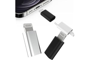 USB C Female to Lightning Male Adapter(3pack)Type C Charger Cable Port Compatible for Apple Iphone 13 12 11 Pro Max Mini Xs S