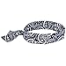 Cooling Bandana, Navy Western, Evaporative Polymer Crystals for Cooling Relief, Tie for Adjustable Fit, Ergodyne Chill Its 6700, One Size