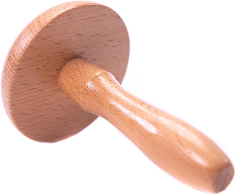 The Quilted Bear Darning Mushroom - Smooth Wooden Darner with Strong Handle
