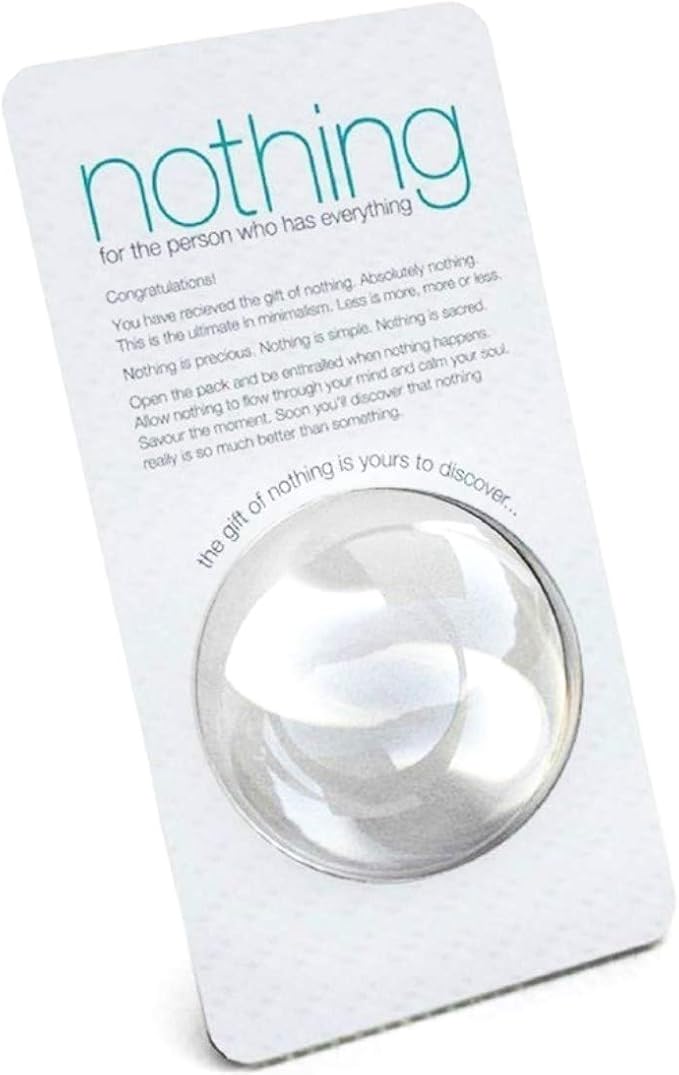 Crazy Stone Gift Of Nothing For The Person Who Has Everything 5mm Transparent Amazon Co Uk Toys Games