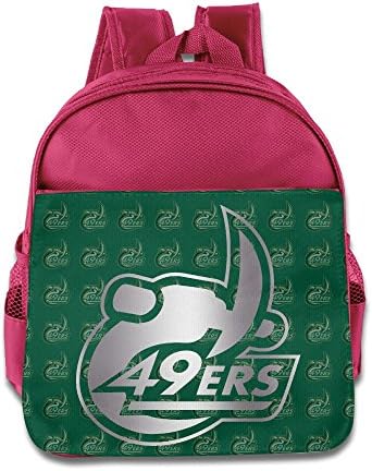 Charlotte 49ers Platinum Logo Kids School Backpack Bag Pink