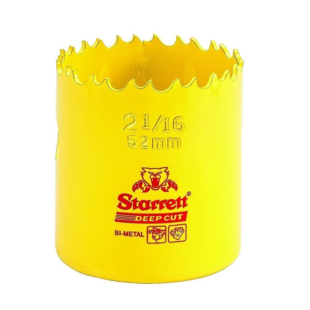 Starrett DCH0216 Bi Metal Deep Cut Hole Saw, 52mm