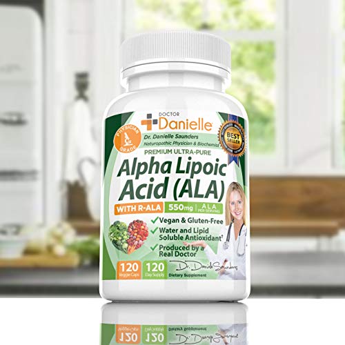 AlphaLipoic Acid by Dr. Danielle, Neuropathy Support, NonGMO, Gluten