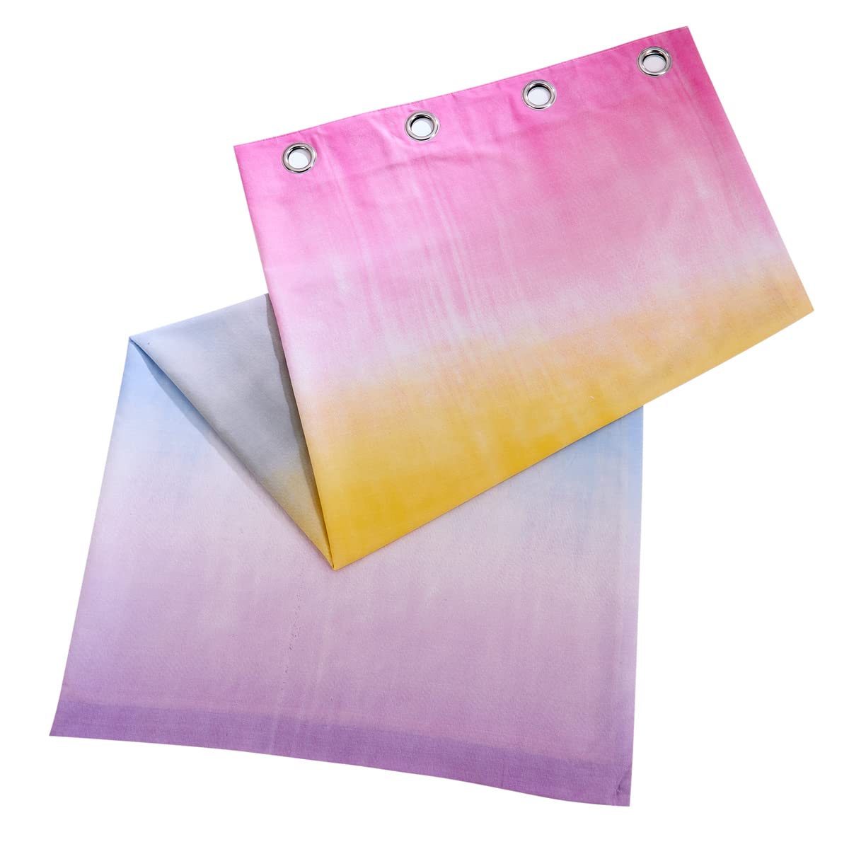 Olivia Rocco Unicorn Rainbow Duvet Cover Set Pink Duvet Cover Quilt Fitted Sheet Pillow Case Kids Bedding Set Soft Easy Care Kids Children's Bedding Quilt Bed Cover (Curtains (66" x 72"))