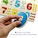 Toddler Puzzles Wooden Peg Puzzles for Toddlers 2 3 4 5 Years Old (Set of 3) - Numbers, Alphabet and Objects Puzzle by Wallxin