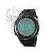 Mens Military Watches Sports Wrist Digital Watch with Large Dial LED Electronic Wristwatch Army Waterproof Watches Black