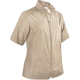 Monterey Club Women's Lightweight Hi-Lo Short Sleeve Wind Jacket #2799