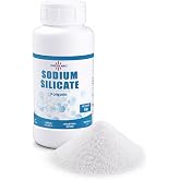 SOLIDLAND Instant Dissolving Sodium Silicate Powder - 6 OZ, 3.3 Modulus - Industrial Grade Water Glass Powder for Adhesives, Refractory, Concrete, Detergent &amp; Ceramic Applications
