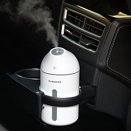 Mini Humidifier No Noise Portable USB Ultrasonic Air Humidifier, Waterless Auto Shut-Off for Office Desktop, Home,Kid's Room with Filter - Thumbnail 2