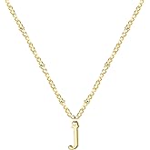 IIRUNT Initial Necklaces for Women Gold Plated Letter Necklace Tiny A-Z Personalized Name Necklaces Pendant Choker Necklace Collarbone Chain Birthday Gifts for Women Jewelry Gifts