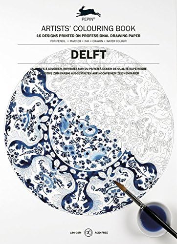 Delft Blue: Artists' Colouring Book