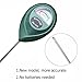 XLUX T10 Soil Moisture Sensor Meter – Soil Water Monitor, Hydrometer for Gardening, Farming, No Batteries Requiredthumb 1