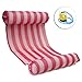 OUTERDO Water Hammock Lounger, Comfortable Pool Lounger,Lightweight Swimming Hammock,Fabric Pool Float Hammock,Summer Swimming Floating Mat,Sturdy and Quality Water Hammock-Red