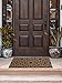 Fab Habitat Extra Thick Doormat - Handwoven, Durable - Natural Coir - Entryway, Front Door, Porch, Patio - Blue Tile Dark Blue (18