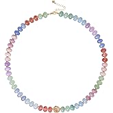 Beaded Necklaces For Women Natural Gemstone 18k Gold Camellia Choker Necklace Western Jewelry Gifts Trendy Boho Beach Necklaces