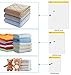 BAGPRO Space Saver Vacuum Sealer Bags (12-Pack) - Clothes Storage Bags are Perfect for Blankets, Towels and More - Includes 6 Large, 3 Medium and 3 Small Bags - Bonus Hand Pump Included for Travel