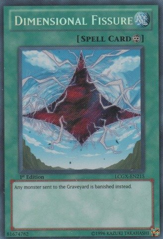 Yu-Gi-Oh! - Dimensional Fissure (LCGX-EN215) - Legendary Collection 2 - 1st Edition - Secret Rare