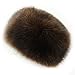 Dikoaina Faux Fur Cossack Russian Style Hat for Ladies Winter Hats for Women (S, Brown)