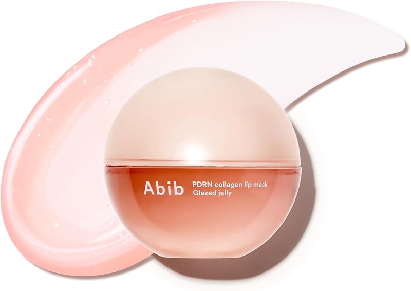 PDRN Collagen Lip Mask Glazed Jelly 0,38 fl oz / 11 ml | Mascarilla labial coreana hidratante, bálsamo nocturno Overnight Sleeping Mask para labios secos y agrietados, idea de regalo para mujer — foto 1 de 8