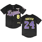 BRFOX Youth Legend 8 24 Jersey Shirt Child's Baseball Uniform for Kids