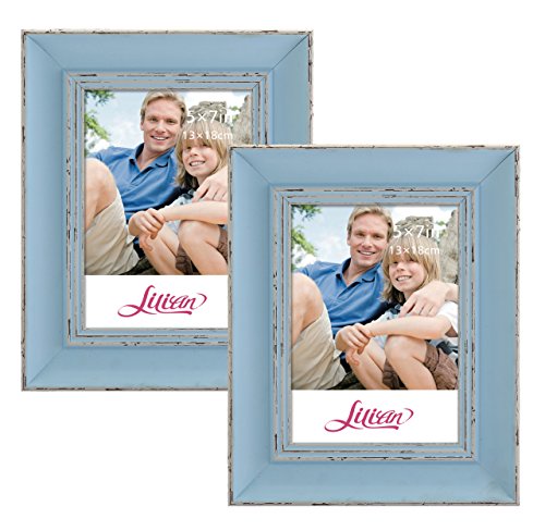 Lilian vintage light blue display 8x10 desk/wall photo …