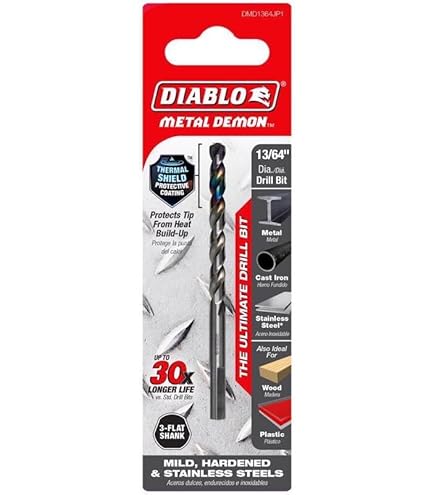 Diablo Metal Demon Drill Bit with Thermal Shield Protective
